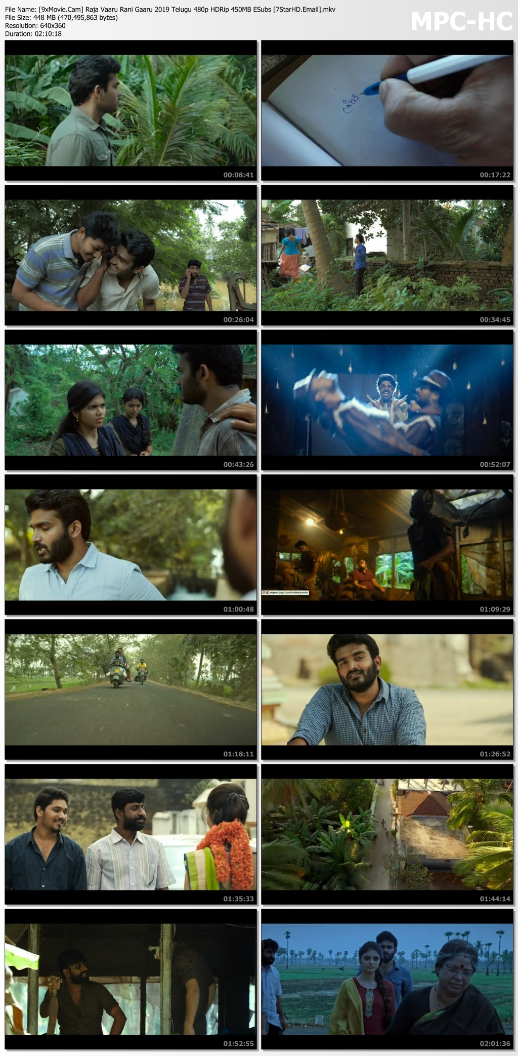 Raja Vaaru Rani Gaaru 2019 Telugu 480p HDRip x264 400MB ESubs