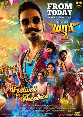 Maari 2 2019 Dual Audio 480p HDRip x264 450MB